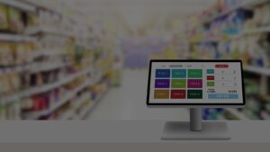 小売店舗のPOSレジ端末